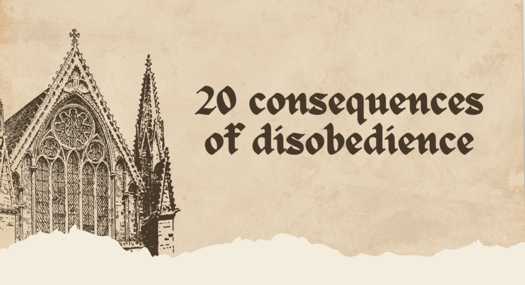 Bible Verses About the Consequences of Disobedience