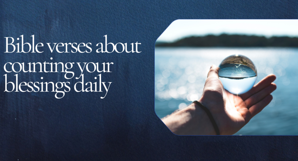 Bible Verses About Counting Your Blessings