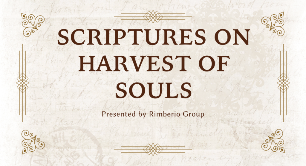 Scriptures on harvest of souls