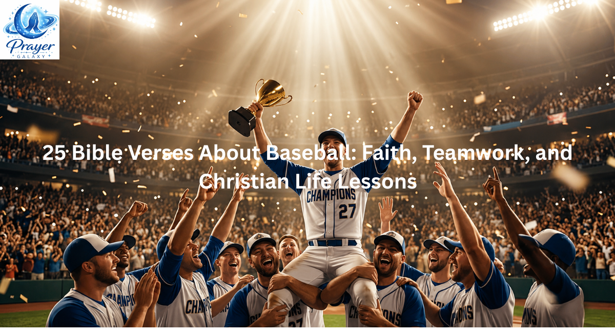 25 Bible Verses About Baseball: Faith, Teamwork, and Christian Life Lessons