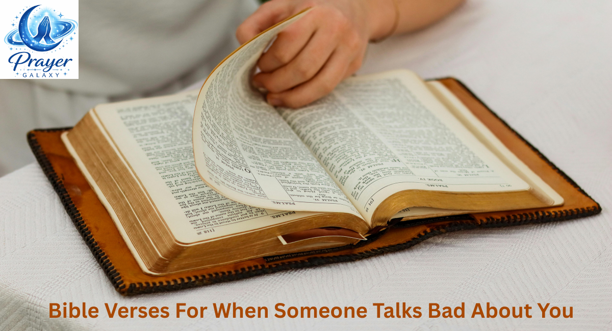 Bible Verses For When Someone Talks Bad About You