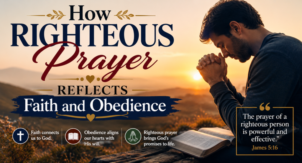 How Righteous Prayer Reflects Faith and Obedience