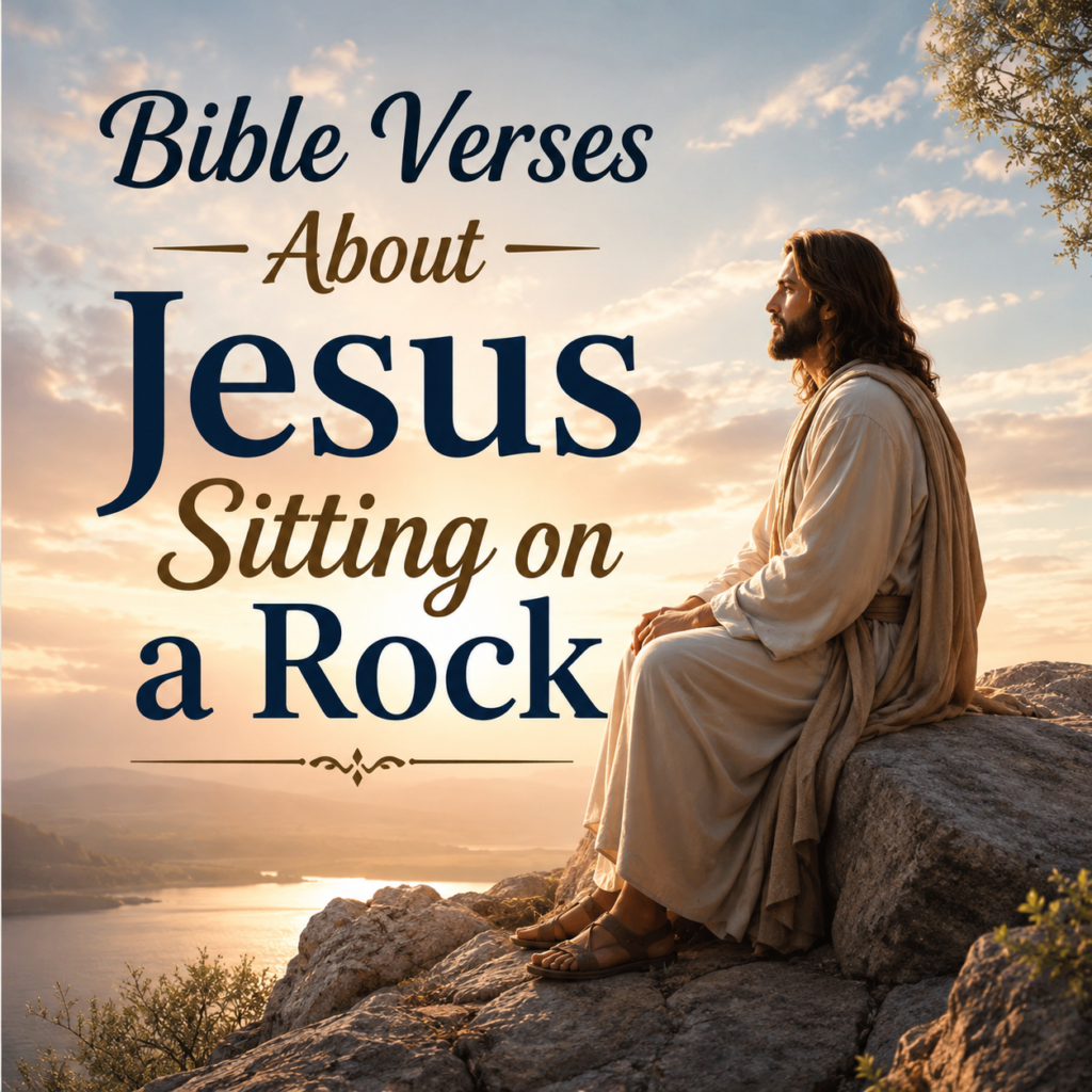 Bible Verses About Jesus Sitting on a Rock