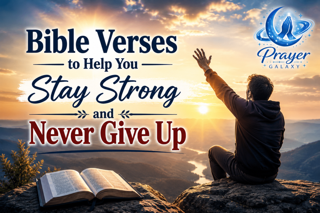 Bible Verses to Help You Stay Strong and Never Give Up