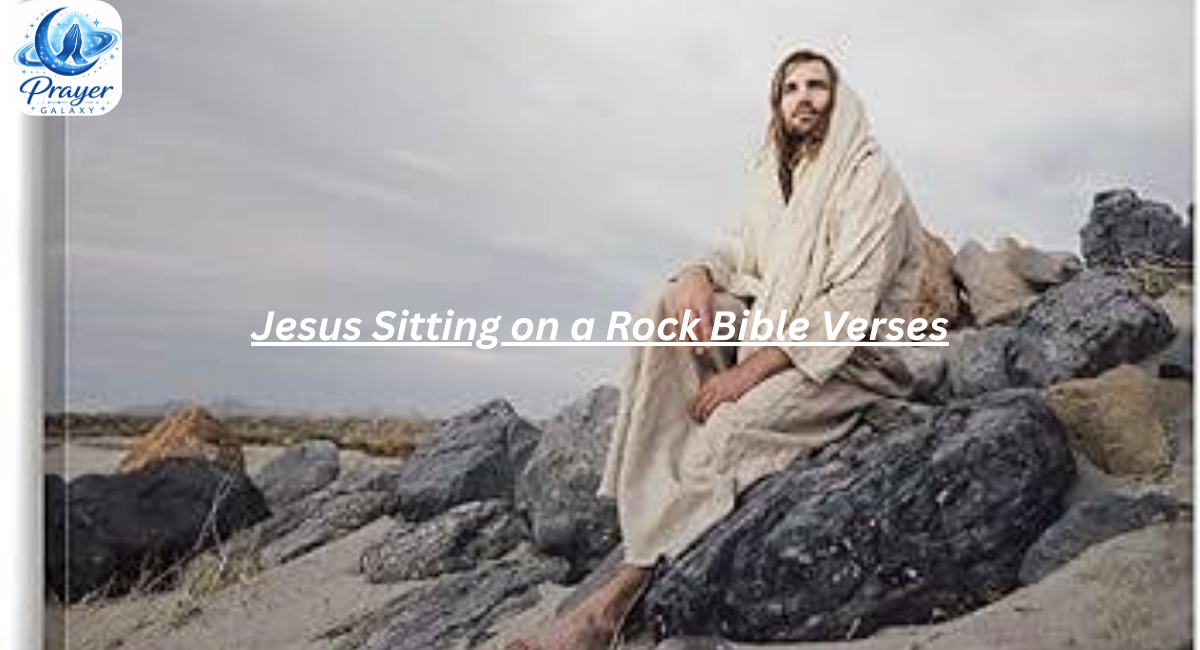 Jesus Sitting on a Rock Bible Verses