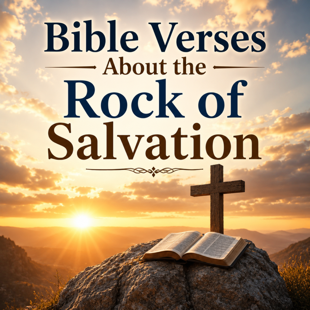 Jesus Sitting on a Rock Bible Verses