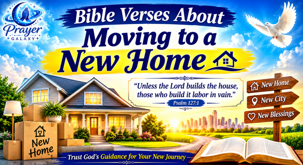 Bible verses about moving to a new home